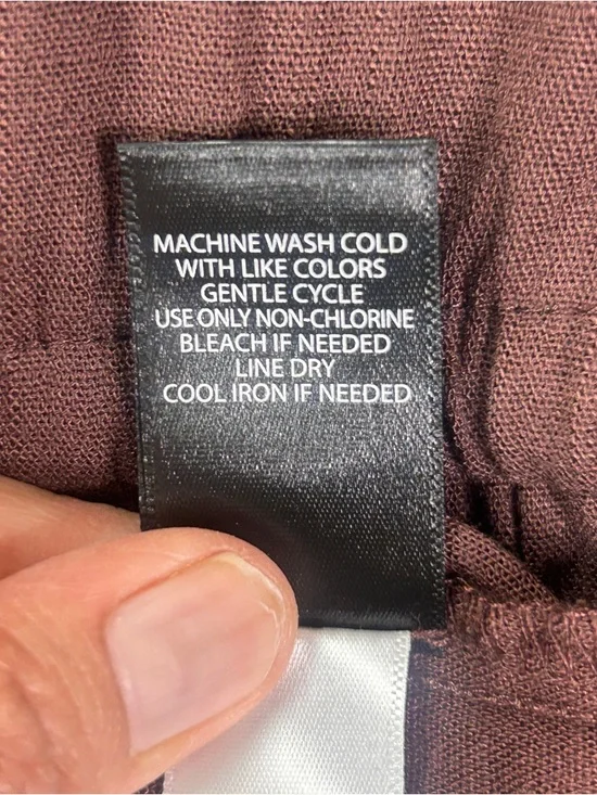 Torrid Romper Womens 3X Brown Rayon Slub Button Front V-Neck Tie Waist Pockets - Picture 11 of 16